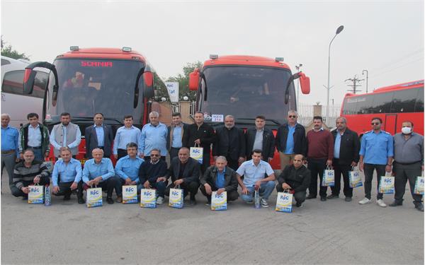 قدردانی مدیریت شرکت پتروشیمی رازی از پرسنل واحد حمل‌ونقل