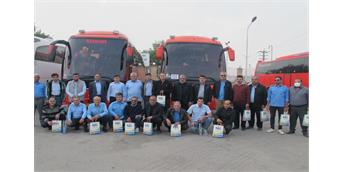 قدردانی مدیریت شرکت پتروشیمی رازی از پرسنل واحد حمل‌ونقل