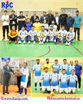 قهرمانی تیم فوتبال واحد جذب آب پتروشیمی رازی در مسابقات کارگری ادارات مسجدسلیمان